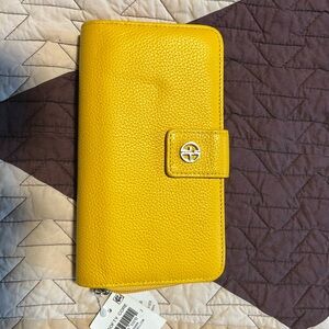 Yellow Leather Wallet